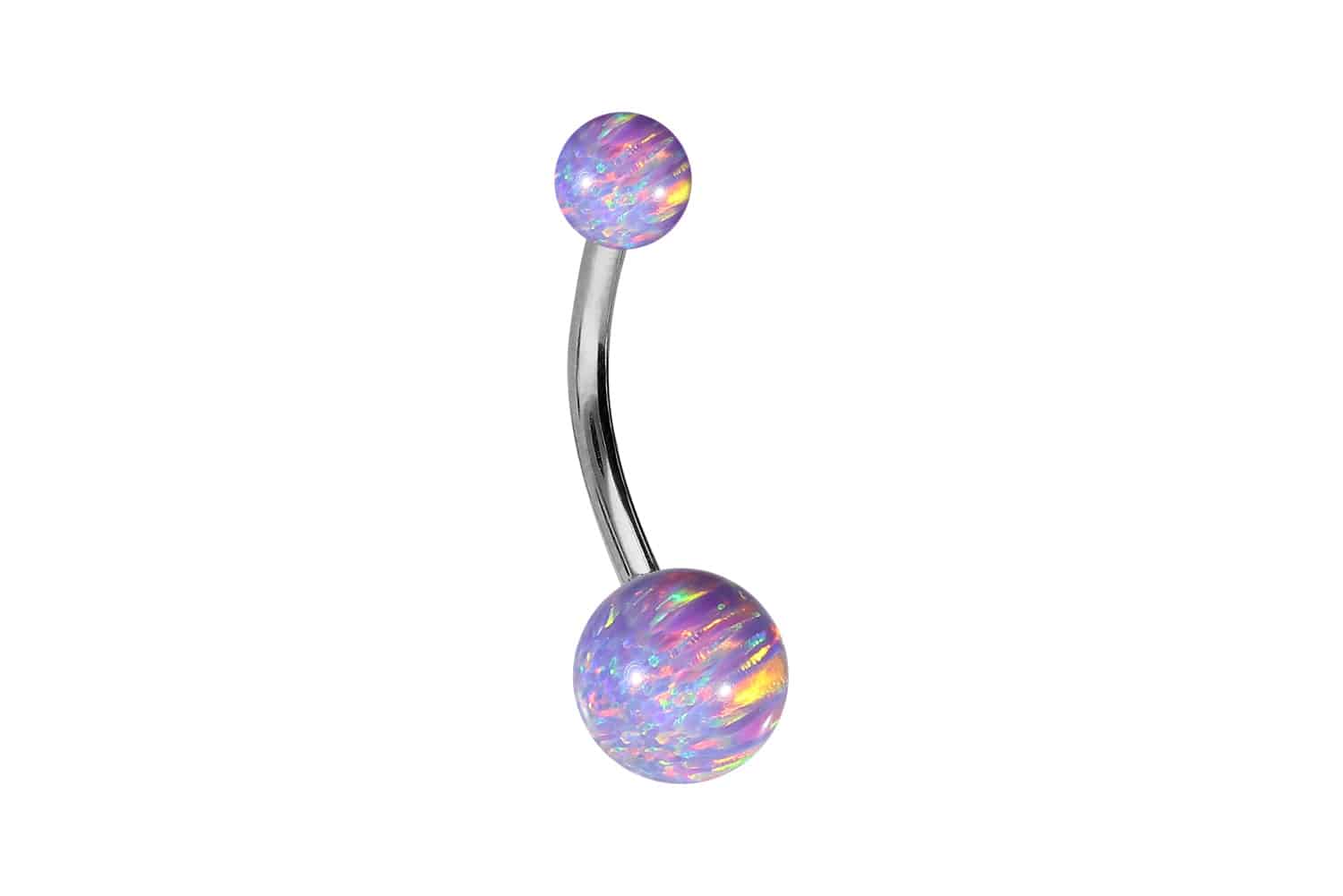 Chirurgenstahl Bananabell Piercing SYNTHETISCHE OPALE